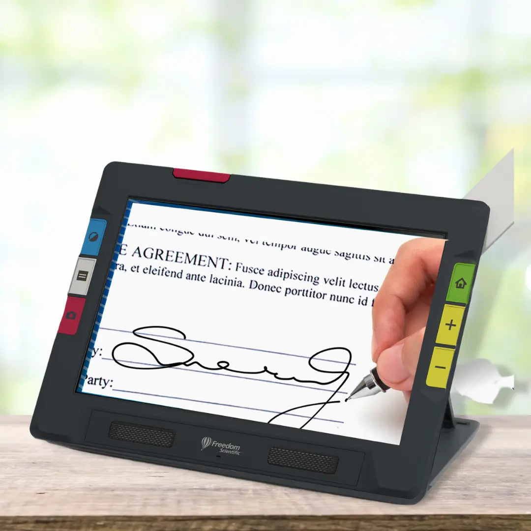 RUBY 10 HD SPEECH - Digital Magnifier - Dr Ana Juricic - Low Vision Optometrist