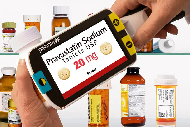 OPTELEC PEBBLE HD -Digital Magnifier - Dr Ana Juricic - Low Vision Optometrist