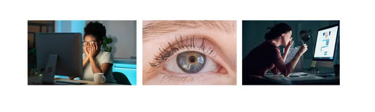 Screen tired eyes 