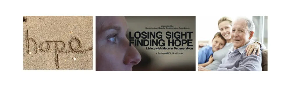 New ways of living and hope for the future after a AMD diagnosis