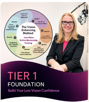 Vision Enhancing Method Blueprint  On-Demand Low Vision Training DrAnaJuricic