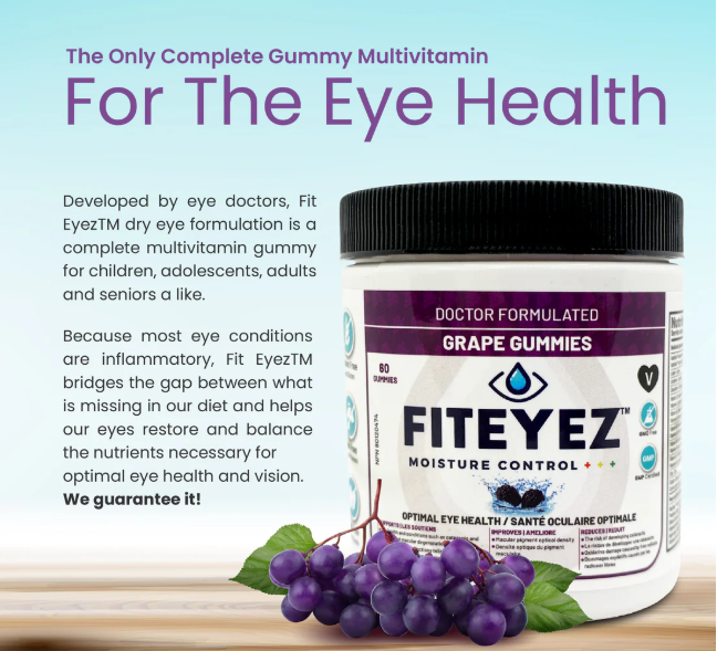Fit Eyez™ - Wild Berry, Grape  - 60 pack Eye Vitamins DrAnaJuricic
