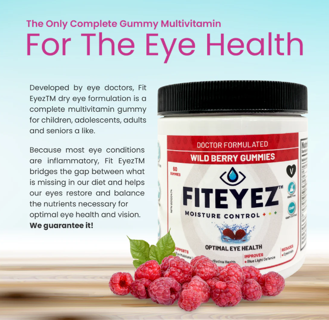 Fit Eyez™ - Wild Berry, Grape  - 60 pack Eye Vitamins DrAnaJuricic