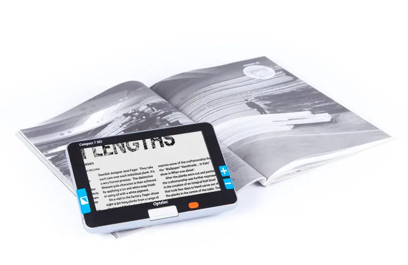 OPTELEC COMPACT 7 HD -Digital Magnifier - Dr Ana Juricic - Low Vision Optometrist