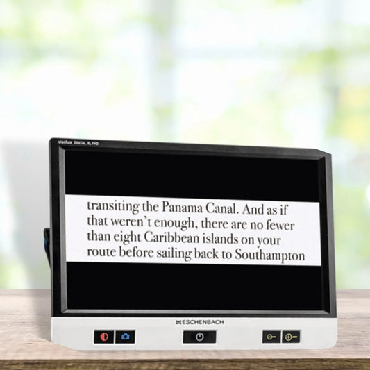 ESCHENBACH VISOLUX DIGITAL XL FHD - Portable Digital Magnifier - Dr Ana Juricic - Low Vision Optometrist