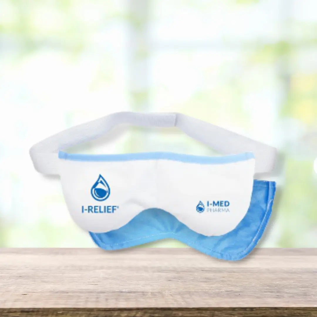 I-RELIEF™ hot & cold therapy eye mask.